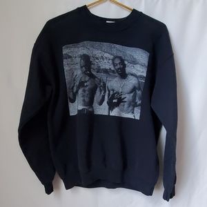 Mens west coast connection 2pac snoop sweatshirt